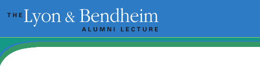 Tufts Lyon & Bendheim Lecture Series